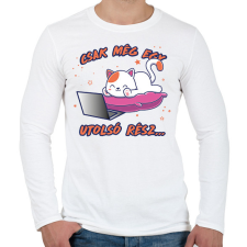 PRINTFASHION Utolsó rész - Sorozatfüggő - Férfi hosszú ujjú póló - Fehér férfi póló