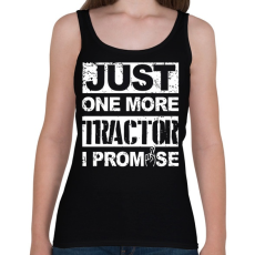 PRINTFASHION Utolsó traktor, megígérem... - Női atléta - Fekete