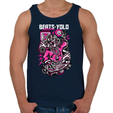 PRINTFASHION Ütős - Férfi atléta - Sötétkék