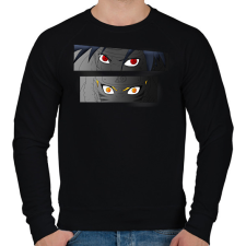 PRINTFASHION Uzumaki Naruto digital illustration, Naruto Uzumaki Minato Na - Férfi pulóver - Fekete férfi pulóver, kardigán
