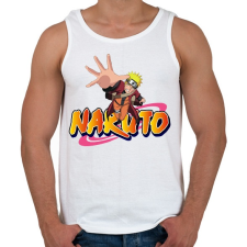 PRINTFASHION Uzumaki Naruto - Férfi atléta - Fehér atléta, trikó