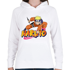 PRINTFASHION Uzumaki Naruto - Női kapucnis pulóver - Fehér