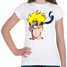 PRINTFASHION Uzumaki Naruto - Női póló - Fehér női póló