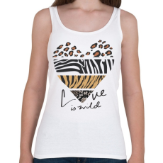 PRINTFASHION Vad szerelem - Női atléta - Fehér