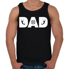 PRINTFASHION Vadasz apa - Férfi atléta - Fekete atléta, trikó