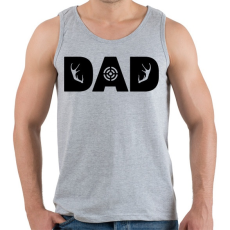 PRINTFASHION Vadász apa - Férfi atléta - Sport szürke