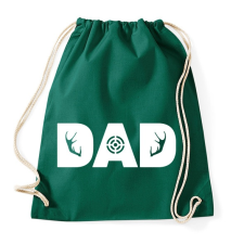 PRINTFASHION Vadasz apa - Sportzsák, Tornazsák - Sötétzöld tornazsák