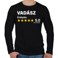 PRINTFASHION Vadász Értékelés ***** 5.0 (69 értékelés) - Férfi hosszú ujjú póló - Fekete férfi póló