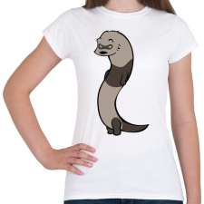 PRINTFASHION Vadász Görény - Női póló - Fehér női póló