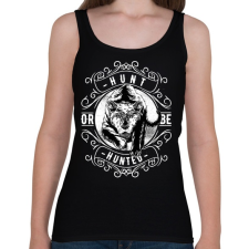 PRINTFASHION Vadász - Női atléta - Fekete női trikó