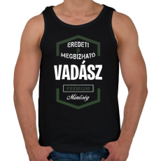 PRINTFASHION Vadász prémium minőség - Férfi atléta - Fekete