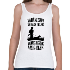 PRINTFASHION Vadász szív, vadász lélek - Női atléta - Fehér