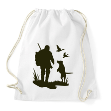 PRINTFASHION Vadászat - Sportzsák, Tornazsák - Fehér tornazsák