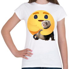 PRINTFASHION Vadászgörény - Női póló - Fehér női póló