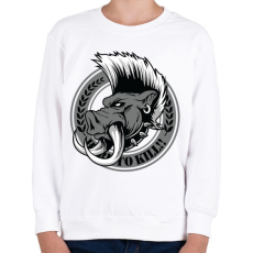 PRINTFASHION Vaddisznó - Gyerek pulóver - Fehér