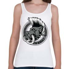 PRINTFASHION Vaddisznó - Női atléta - Fehér női trikó