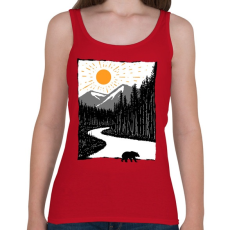 PRINTFASHION Vadon - Női atléta - Cseresznyepiros