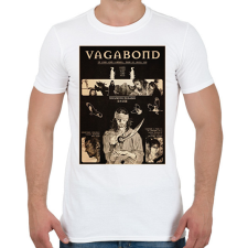 PRINTFASHION VAGABOND - Miyomato Musashi - Férfi póló - Fehér férfi póló