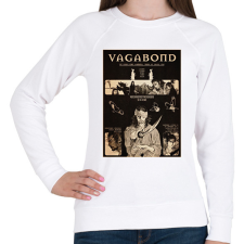 PRINTFASHION VAGABOND - Miyomato Musashi - Női pulóver - Fehér női pulóver, kardigán