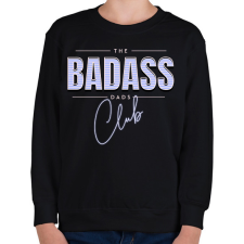 PRINTFASHION Vagány apák klubja - Gyerek pulóver - Fekete gyerek pulóver, kardigán