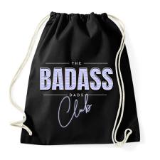 PRINTFASHION Vagány apák klubja - Sportzsák, Tornazsák - Fekete tornazsák