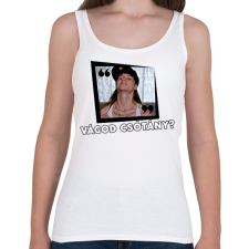 PRINTFASHION Vágod csótány? - Női atléta - Fehér női trikó