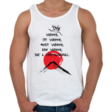 PRINTFASHION Vagyok - Haiku - Férfi atléta - Fehér atléta, trikó