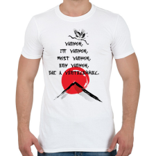 PRINTFASHION Vagyok - Haiku - Férfi póló - Fehér férfi póló
