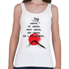 PRINTFASHION Vagyok - Haiku - Női atléta - Fehér