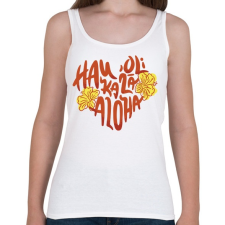 PRINTFASHION Valentine day Hawaii - Női atléta - Fehér női trikó