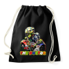 PRINTFASHION Valentino Rossi - The Doctor - Sportzsák, Tornazsák - Fekete