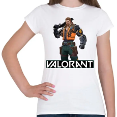 PRINTFASHION Valorant Breach - Női póló - Fehér