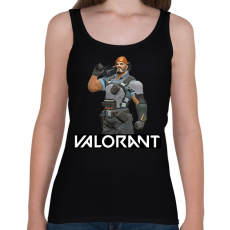 PRINTFASHION Valorant Brimstone - Női atléta - Fekete