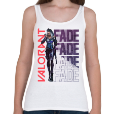 PRINTFASHION Valorant Fade - Női atléta - Fehér női trikó