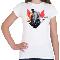 PRINTFASHION Valorant - Női póló - Fehér