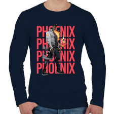 PRINTFASHION Valorant Phoenix - Férfi hosszú ujjú póló - Sötétkék férfi póló