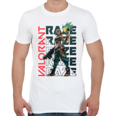 PRINTFASHION valorant raze - Férfi póló - Fehér