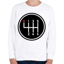 PRINTFASHION Váltóbox - Gyerek pulóver - Fehér gyerek pulóver, kardigán