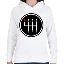 PRINTFASHION Váltóbox - Női kapucnis pulóver - Fehér női pulóver, kardigán