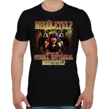 PRINTFASHION Vámpír Ági - Férfi póló - Fekete férfi póló