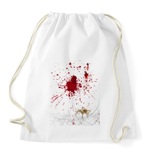 PRINTFASHION Vámpír jelmez - Sportzsák, Tornazsák - Fehér tornazsák