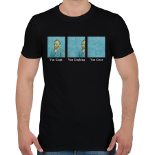 PRINTFASHION Van Gogh - Férfi póló - Fekete férfi póló