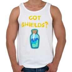PRINTFASHION Van Shielded?  - Férfi atléta - Fehér