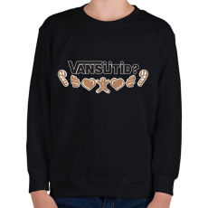PRINTFASHION VANSütid - Gyerek pulóver - Fekete