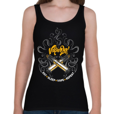 PRINTFASHION Vape on! - Női atléta - Fekete