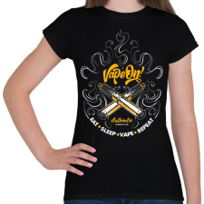 PRINTFASHION Vape On! - Női póló - Fekete női póló