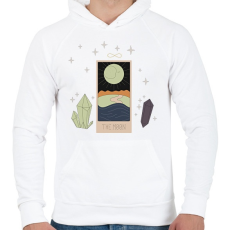 PRINTFASHION Varázs kártya - Férfi kapucnis pulóver - Fehér