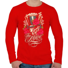 PRINTFASHION Varázslat - Férfi hosszú ujjú póló - Piros