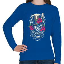 PRINTFASHION Varázslat - Női pulóver - Királykék női pulóver, kardigán