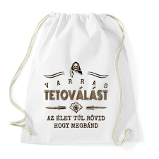PRINTFASHION Varras tetoválás - Sportzsák, Tornazsák - Fehér tornazsák